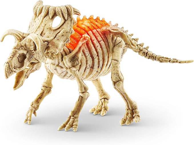 Robo Alive Mini Dino Fossil Find (2 Pack, Troodon & Kosmoceratops) by ZURU Boys 5+ Dig and Discover, STEM, Excavate Prehistoric Fossils, Educational Toys, Great Science Kit Gift for Girls and Boy