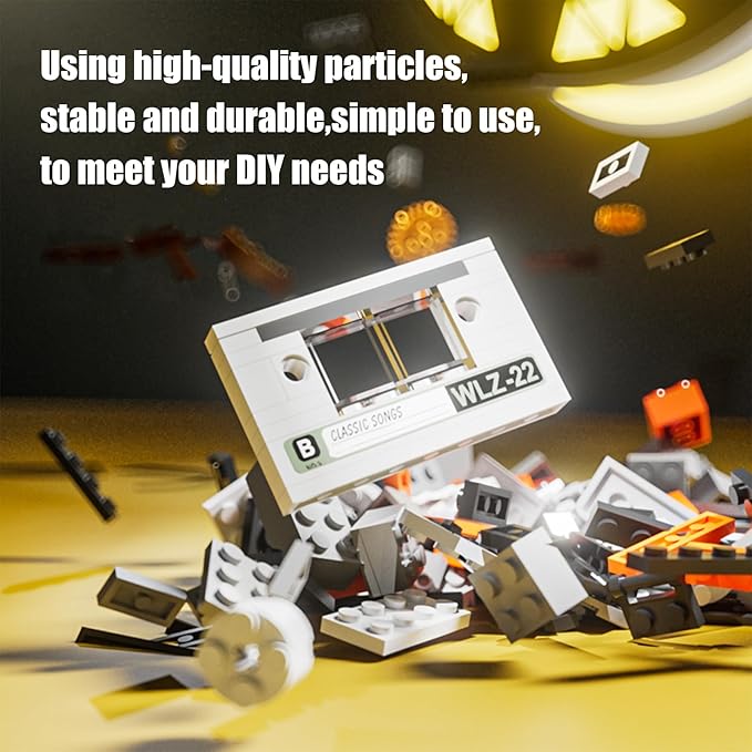 Building Blocks Radio Classic Retro Series,Collectible Display Model Toy as A Wonderful Gift Idea for Adults, Easter/Birthday for Boys and Girls 1199PCS