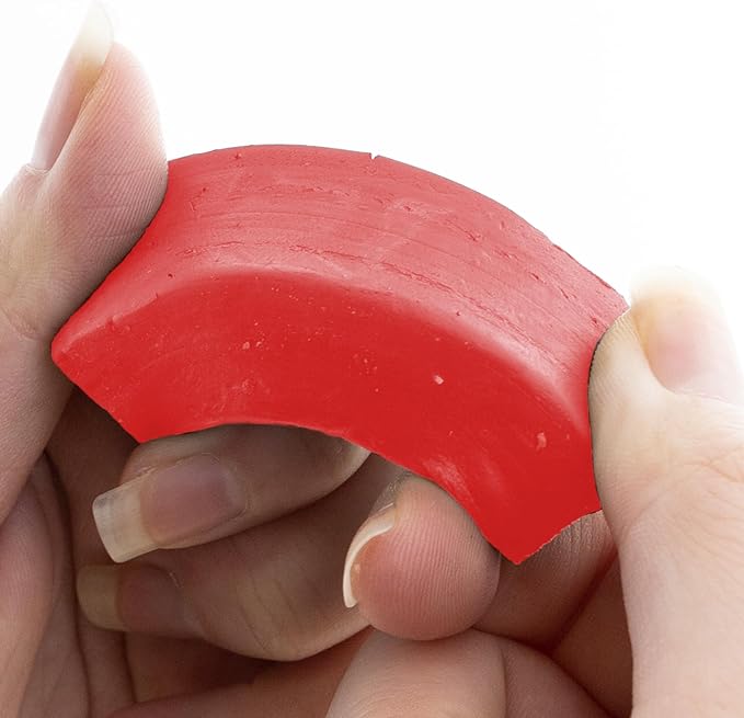 BAZIC Modeling Clay Red Color 1 LB, Light Dough Art Craft, Non Toxic Gift for Artist Kids Toddler Boys Girls, Bulk for Classroom, 1-Pack