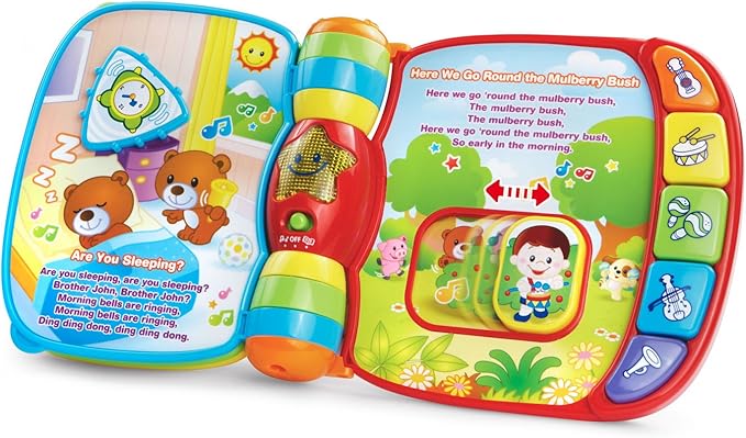 VTech Musical Rhymes Book (Frustration Free Packaging), Red