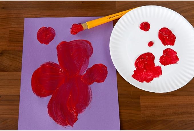 Crayola Premier Tempera Paint For Kids - Red (16oz), Kids Classroom Supplies, Great For Arts & Crafts, Non Toxic, Easy Squeeze Bottle