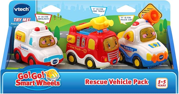 VTech Go! Go! Smart Wheels Rescue Vehicle Pack