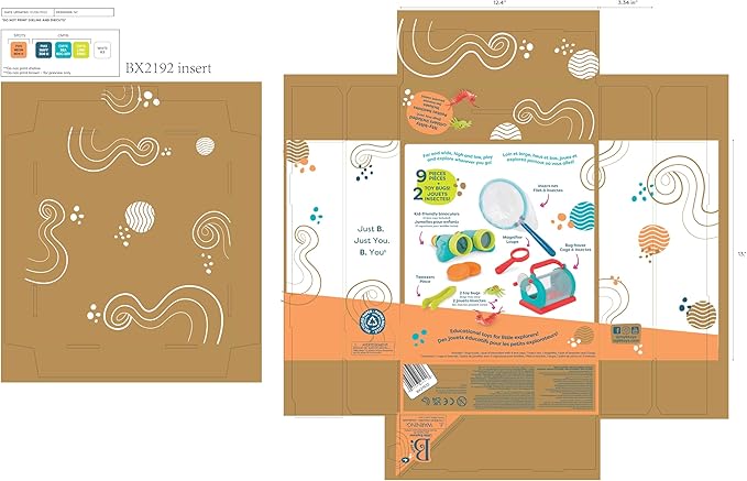 B. toys- Kids' Explorer Kit – Outdoor Toys – Insect Net, Binoculars, Magnifier – Bug Catching Set – 4 Years +