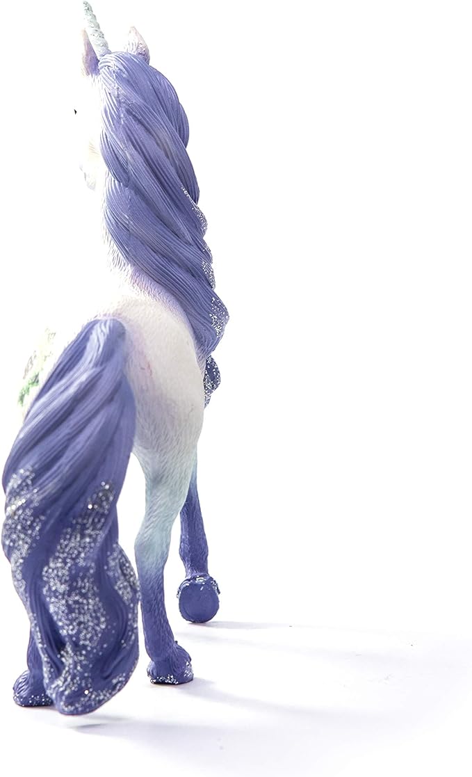 Schleich bayala, Unicorn Toys for Girls and Boys, Mandala Unicorn Stallion Unicorn Figurine, Purple, Ages 5+