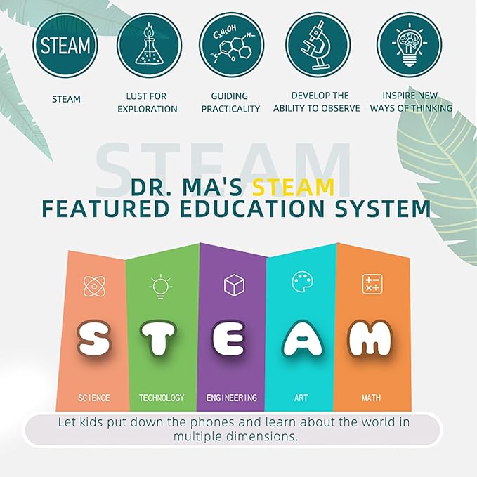 Crystal Growth Kit - 3 Vibrant Colorful Dinosaur growths - Science kit for Kids Ages 6-8, Great Gift Toys for Boys and Girls Ages 8-12, STEM Projects for Kids