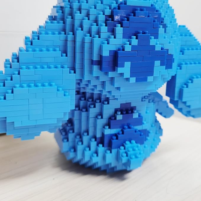 Building Bricks 1700+ Pieces Set - Classic Cartoon Characters Building Blocks - Mini Building Block for Boys Girls & Adults (Blue)