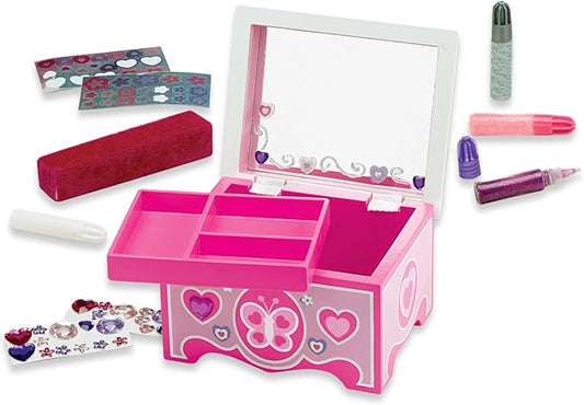 Melissa & Doug Created by Me! Jewelry Box Wooden Craft Kit