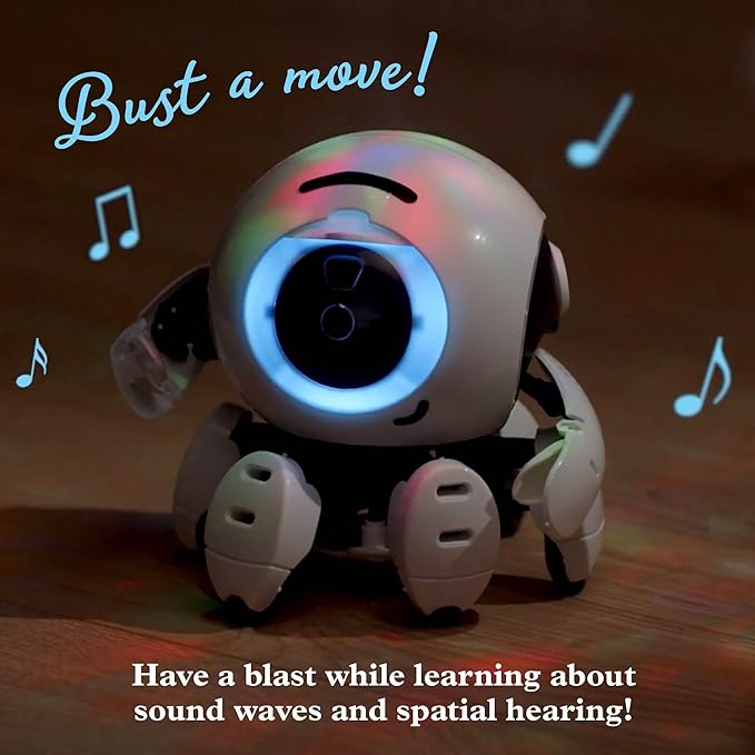 Thames & Kosmos Hero: Sound-Sensing Robot STEM Kit, Toy of the Year Finalist, Build a Robot that Reacts to Sounds, Explore Engineering, Sound Technology, Spatial Hearing, Screen-Free, Educational Play