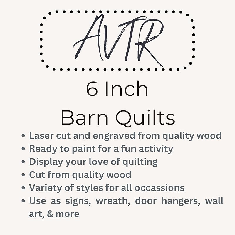 Unfinished Fall Barn Quilt Square Wooden Sign DIY Crafts to Paint for Adults, Autumn Country Gourd Decor Canvas Painting Quilts Blocks (6 inches, Pumpkin) AVTRBoutique