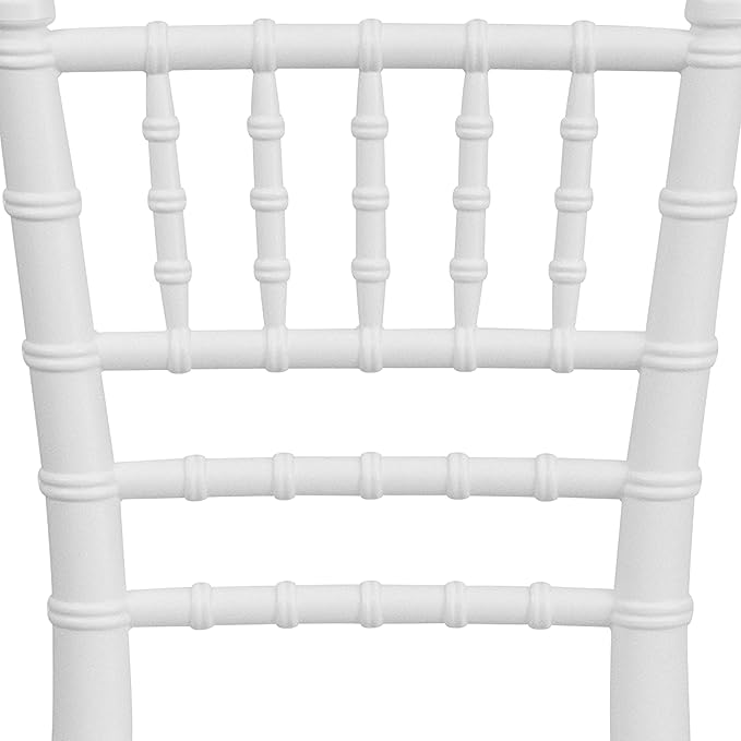 Flash Furniture Hercules Series Children's Resin Event Chair, Commercial/Residential All Occasion Chair, 330 lb. Static Weight Capacity, White