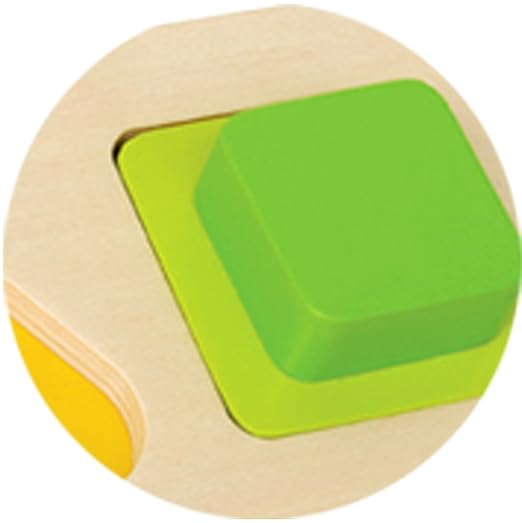 Hape Wooden Shape Sorter Toys | Montessori Educational Learning Toys for Preschoolers Ages 1 Years & Up