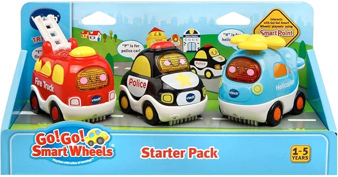 VTech Go! Go! Smart Wheels Starter Pack 3-Pack