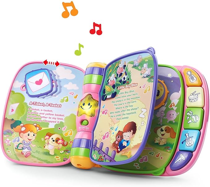 VTech Musical Rhymes Book, Pink