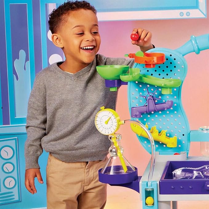 Little Tikes STEM Jr. Wonder Lab Toy with Experiments for kids Multicolor, 28.00 L x 16.00 W x 33.50 H Inches