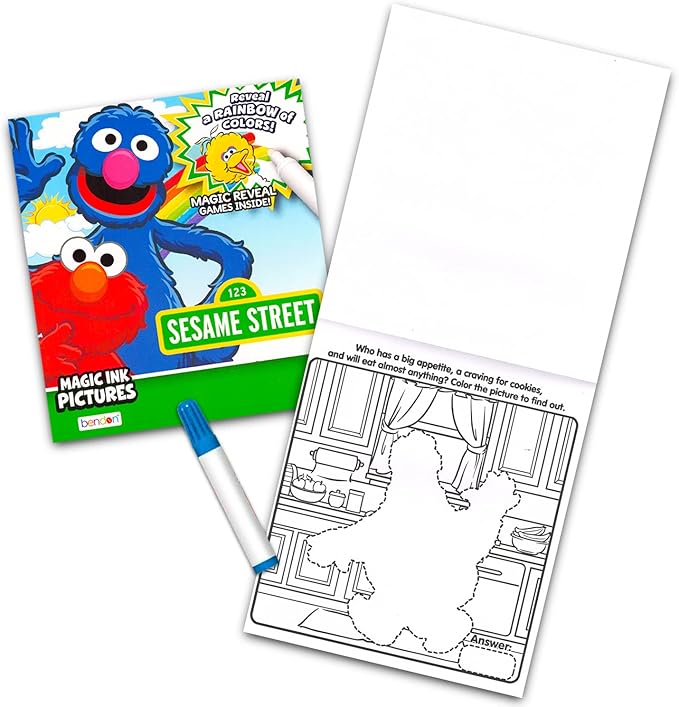 12 Mess Free Imagine Ink Coloring Book Set for Kids - Bulk Bundle with 12 No Mess Coloring Books, Barn Bots Stickers and Door Hanger (Paw Patrol, Princess, Mickey, Minnie, Spidey, Peppa Pig)