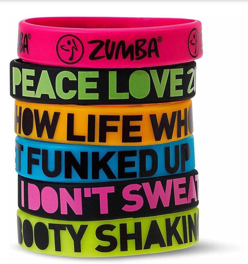 Zumba A0A00524 Express Yourself Bracelets (6PK)