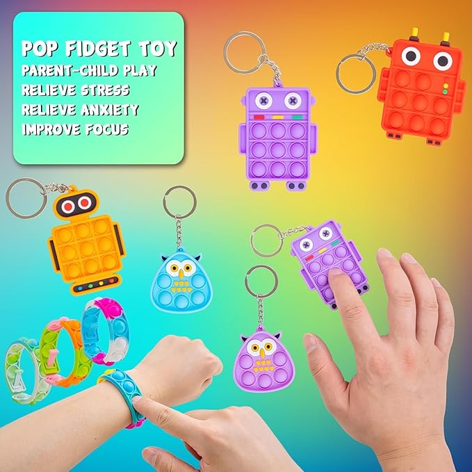 110 PCS Party Favors Toy for Kids, Pinata Stuffers, Goodie Bags Fillers, Prize Box Toys for Classroom, Treasure Chest, Birthday Party, Carnival Prizes for Boys Girls 4-8-12