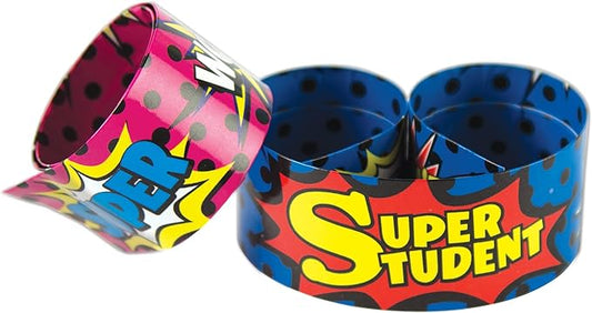 Teacher Created Resources Superhero Super Student Slap Bracelets (20664)