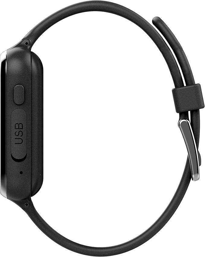 Accutime Kids Harry Potter Educational Learning Touchscreen Black Smart Watch Toy with Black Strap for Girls, Boys, Toddlers - Selfie Cam, Games, Alarm, Calculator, Pedometer (Model: HP4096AZ)