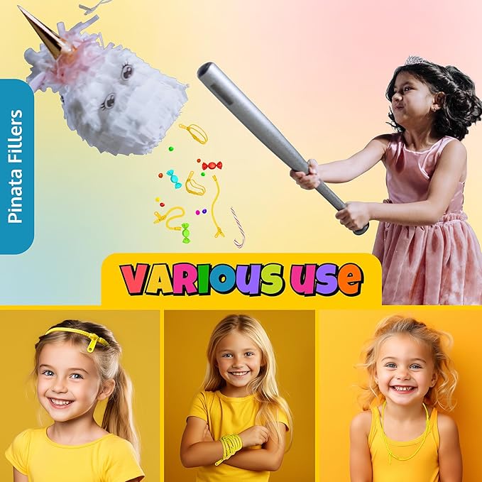UpBrands 12-Pack Yellow 7-Inch Zipper Bracelets – Fidget Party Favors for Kids, Bulk Sensory Toys for Anxiety, and Stylish Accessories for Friendship and Kindness Celebrations