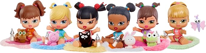 Bratz Babyz Sasha Collectible Fashion Doll with Real Fashions and Pet