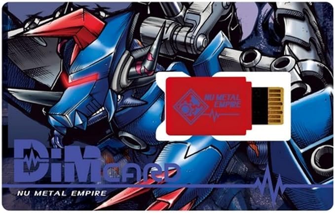 BANDAI Digimon Hermit in The Jungle and Nu Metal Empire DIM Cards DIM Card Expansions for The Vital Bracelet| Raise New Electronic Pets with These Vital Bracelet Cards