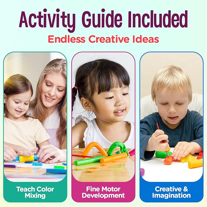 Hygloss Play Modeling Dough - Green Dough Unscented - Safe & Non-Toxic for Kids Arts & Crafts - Party Favors - Classroom Supplies - 1lb