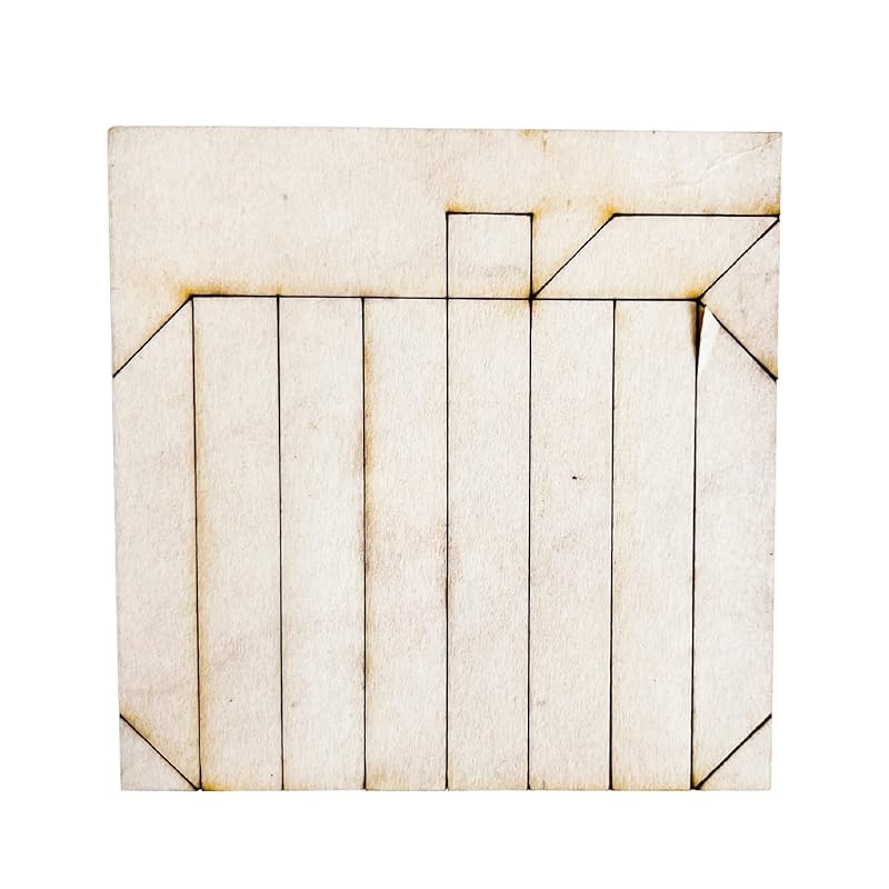 Unfinished Barn Quilt Square Wooden Sign DIY Kit to Paint, Country Decor Canvas Quilts Blocks for Paintind Parties and Home Decor (9 inches, Pumpkin) AVTRBoutique