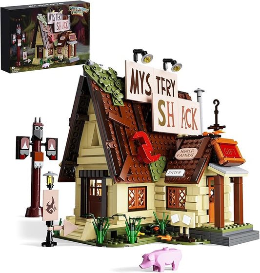 Gravity House Building Sets, Mystery Shack Building Toys Compatible with Lego, Collectible & Buildable Fun Model Toys, Collection Gift for 6+ Boys Girls Adults and TV Fans (965 PCS)