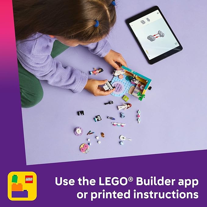LEGO Friends Paisley's Room Building Toy - Pretend Play Set for Kids, Girls and Boys, Ages 6+ - with 2 Minidolls, Pet Bunny Figure, and Plushie-Style Piece - Gift Idea for Birthdays - 42647