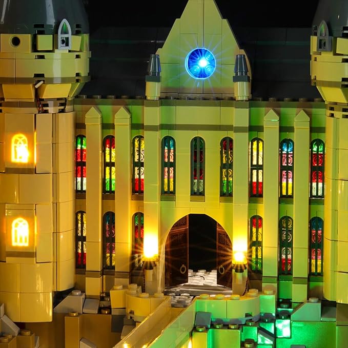 BRIKSMAX Led Lighting Kit for Harry Potter Hogwart's Castle - Compatible with Lego 71043 Building Blocks Model- Not Include The Lego Set