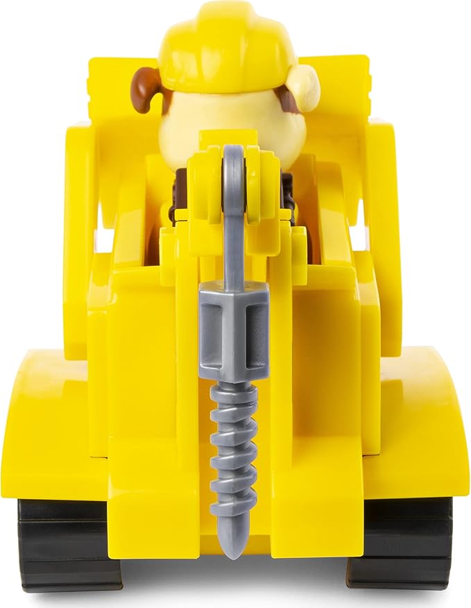 Paw Patrol, Rubble’s Bulldozer, Toy Vehicle with Collectible Action Figure, Sustainably Minded Kids Toys for Boys & Girls Ages 3 and Up