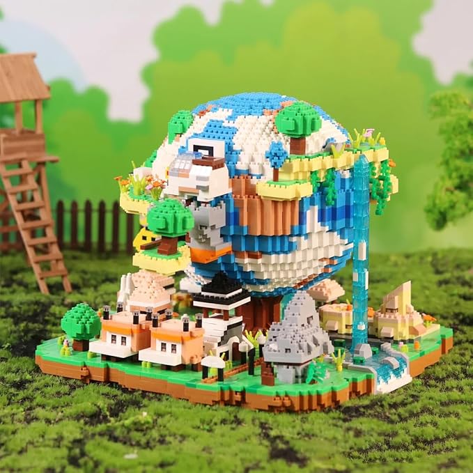 Architecture Global Village Micro Building Blocks Set(5452PCS) - Architectural Model Toys Gifts for Kid and Adult