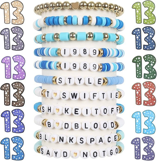 Vefungyan Bead Bracelets for kids and Charms Set for Boys Girls Halloween Goodie Bag Fillers