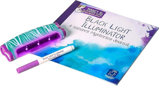 Educational Insights Nancy B's Science Club Black Light Illuminator & Nature's Mysteries Journal