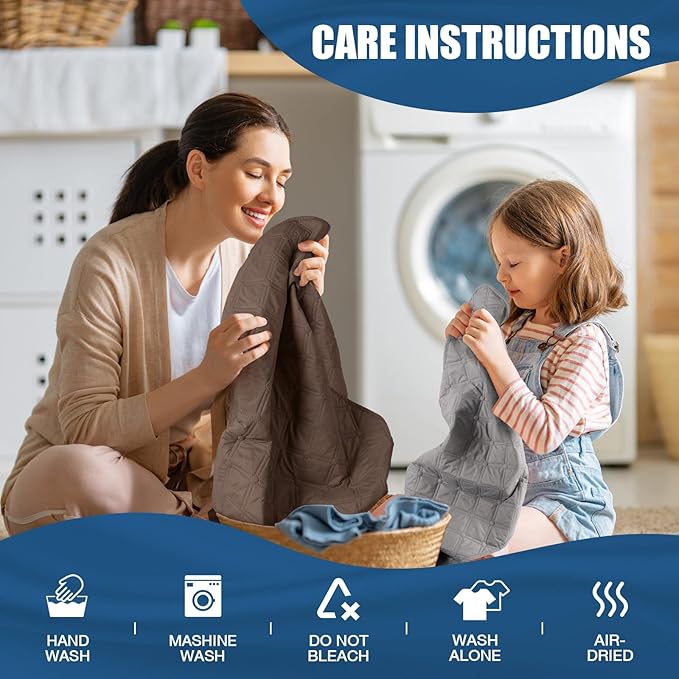 TAOCOCO 100% Waterproof Recliner Covers, Recliner Sofa Covers with Leg Straps, Reversible Recliner Couch Cover for Reclining Chair, Washable Couch Protector for Pets Kids(2 Seater, Brown)