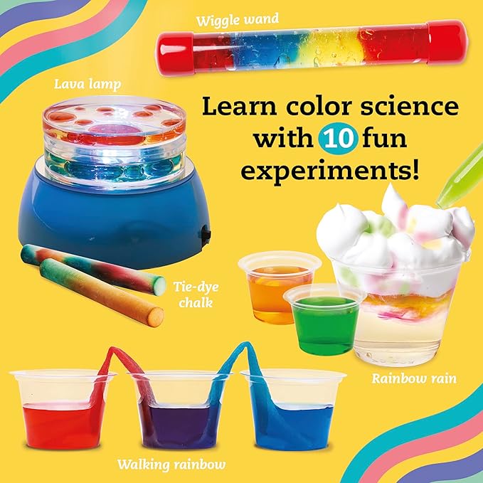 KLUTZ Jr. My STEAM Lab Color Science Kit, Medium