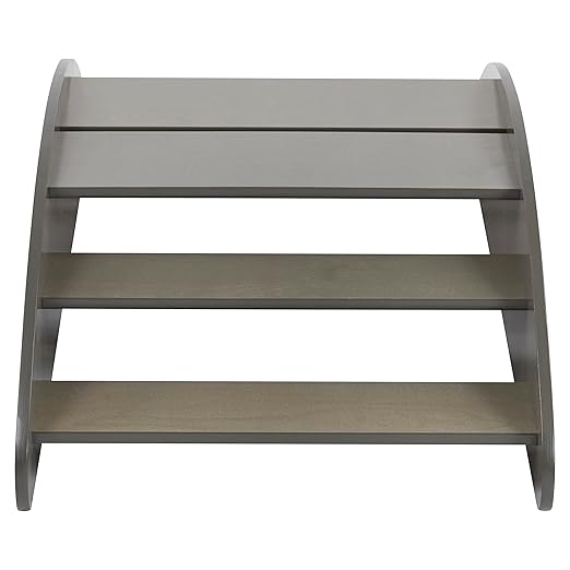 ECR4Kids Rocking Boat and Steps, Play Center, Grey Wash