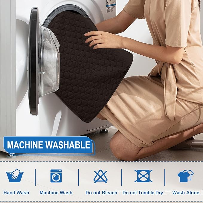 100% Waterproof Recliner Covers for Small recliners, Anti-Slip Recliner Chair Covers with 5 Pockets, Elastic Straps, Washable Recliner Protector for Kids, Pets, Dogs, Chocolate