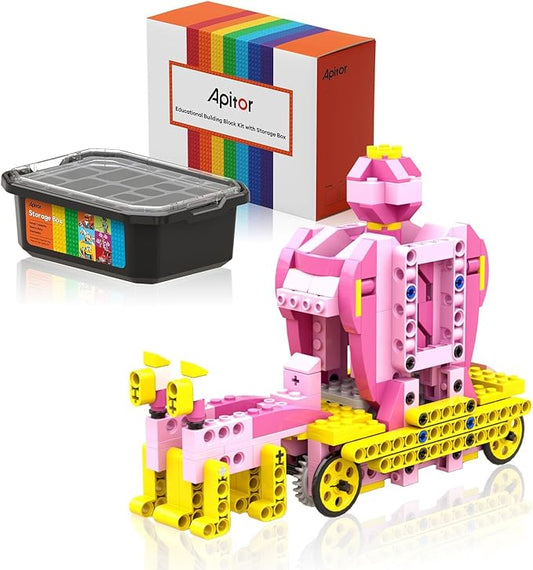 Robot G STEM Kits- Includes Large Storage, 8 in 1 Electric Building Toys for Kids 6-8 8-10, DIY Educational Construction Science Kit for Girls 6-12 Christmas Birthday Gift