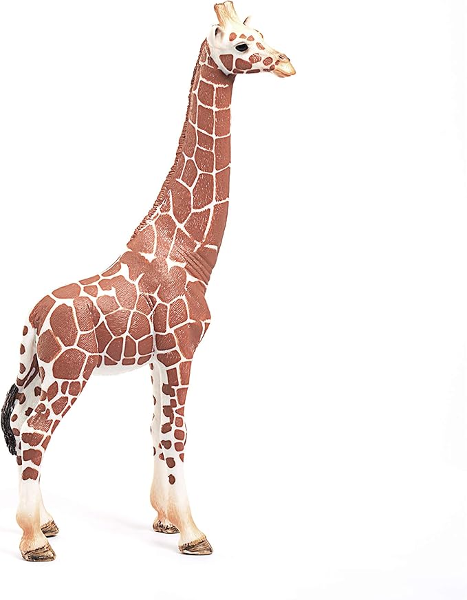 Schleich Wild Life Realistic Female Giraffe Animal Figurine - Authentic Detailed Wild Female Giraffe Toy for Boys and Girls Education Imagination and Play, Highly Durable Gift for Kids Ages 3+