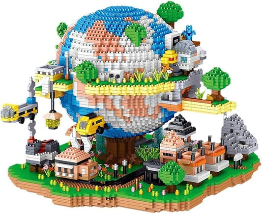 Architecture Global Village Micro Building Blocks Set(5452PCS) - Architectural Model Toys Gifts for Kid and Adult