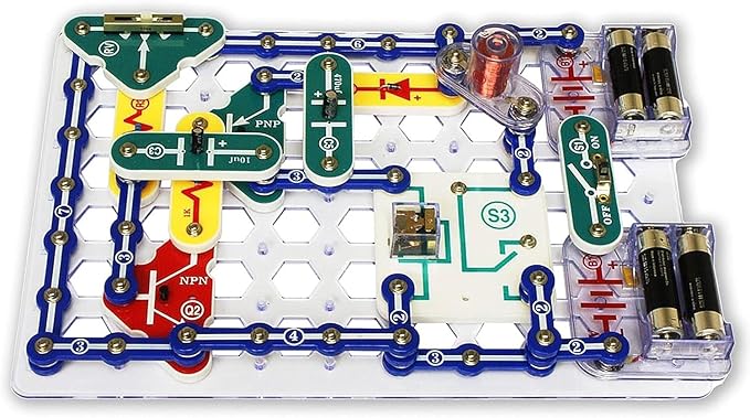 Snap Circuits Extreme SC-750 Electronics Exploration Kit - Over 750 Projects, Full Color Manual, 80+ Parts for STEM Education, Kids 8+
