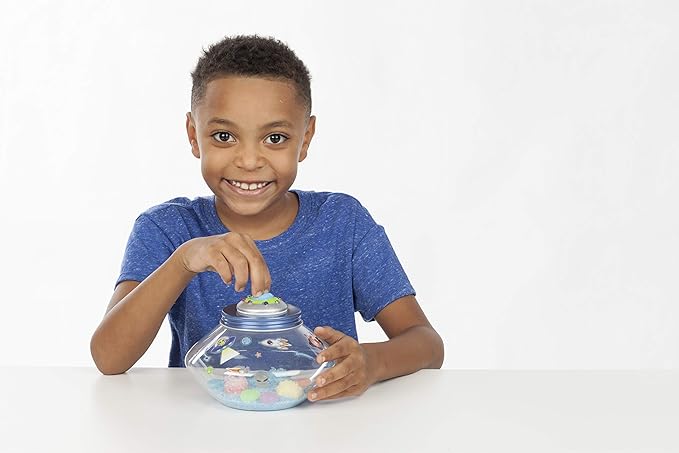 Creativity for Kids Crystal Space Terrarium Kit - Crystal Growing Kit for Kids - DIY STEM Science Kit for Boys and Girls