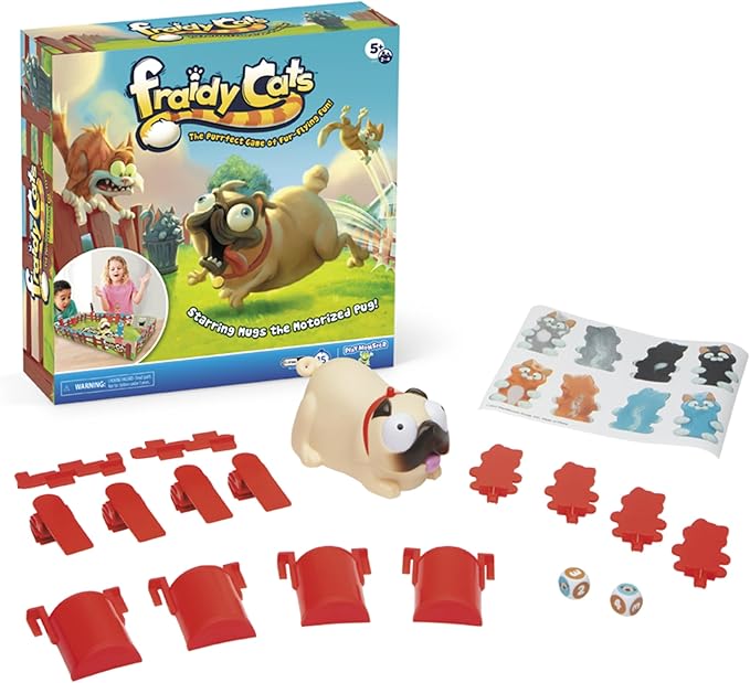 Fraidy Cats, Interactive Board Games for Kids- Board Games for Family Night, Family Games, Game Night, Family Board Games, Kids Toys, Preschool Toys,2-4 Multi-Player Game, Ages 5+