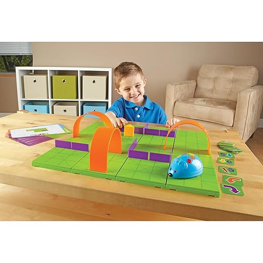 Learning Resources Code & Go Robot Mouse Activity Set, Screen-Free Early Coding Toy for Kids, Interactive STEM Coding Pet,Back to School,Ages 4+,83 Pieces