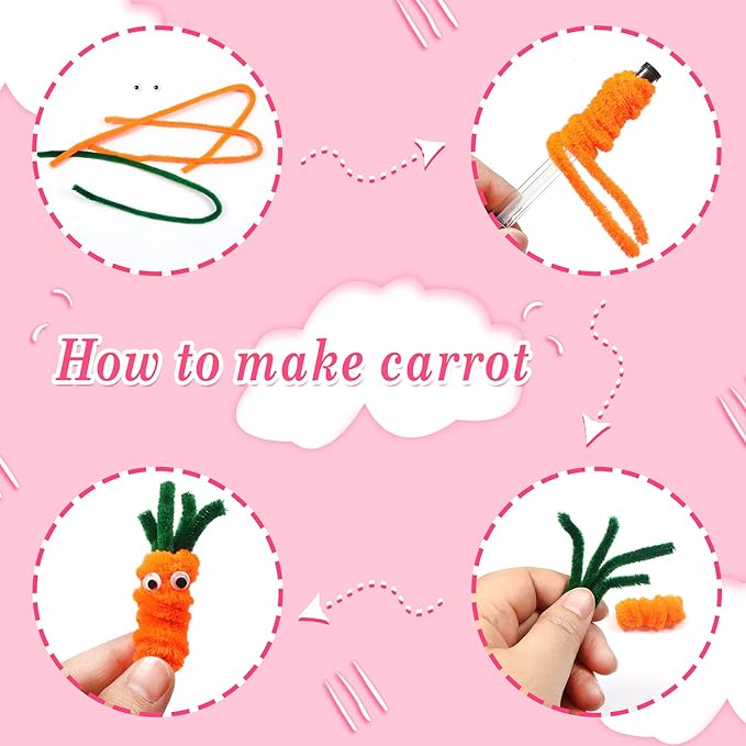 TOAOB 100pcs Pipe Cleaners Bulk Craft Supplies Green Chenille Stems 6mm x 12 Inch Fuzzy Pipe Cleaners for DIY Art Crafts Decorations