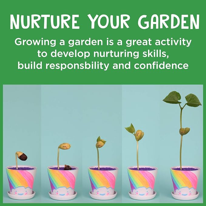 Creativity for Kids Magic Bean Garden, Reveal and Grow Magic Messages - Arts and Crafts for Girls and Boys, Kids Science Kit Ages 5-8+, Unique Gift for Kids