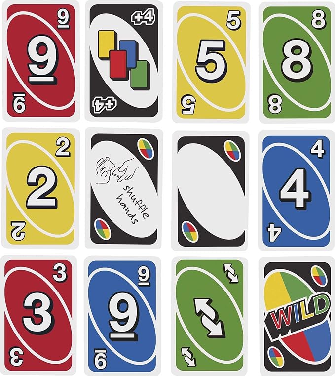Mattel Games UNO Card Game for Family Night with Cards Specially Designed for Left-Handed Players in Collectible Tin Box