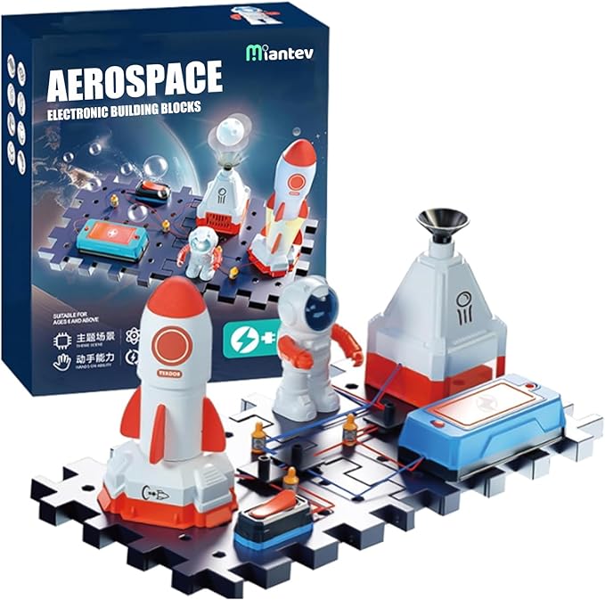 STEAM Electronic Kit, Circuits for Kids, Jr. Electronics Exploration Kit, Kids Circuit Board Building Kit with 25+ Circuits Parts, Engineering Toys | Circuit Kits for Kids Age 8-12